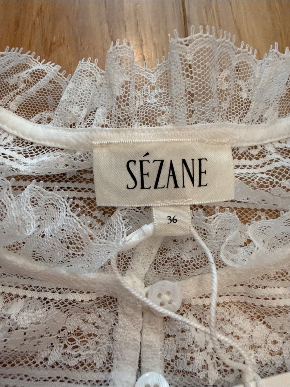 NWT Sezane Shenali Blouse - Picture 9 of 9
